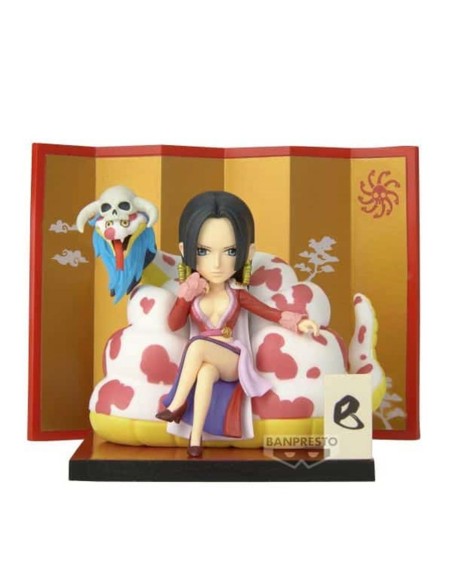 Figura banpresto one piece world collectable special boa hancock y salome 6cm