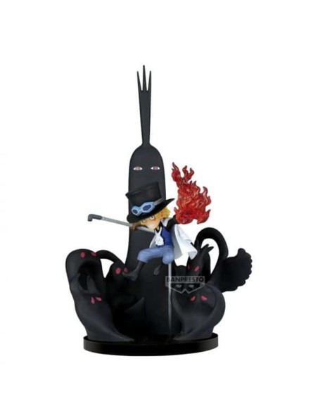 Figura banpresto one piece world collectable figure special sabo vs five elders y imu 14cm