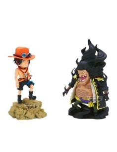 Figura banpresto one piece world collectable figure log stories portgas d ace vs marshall d teach 8c