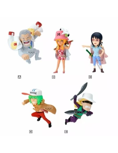 Figura banpresto one piece world collectable figure hachinosu 2 7cm