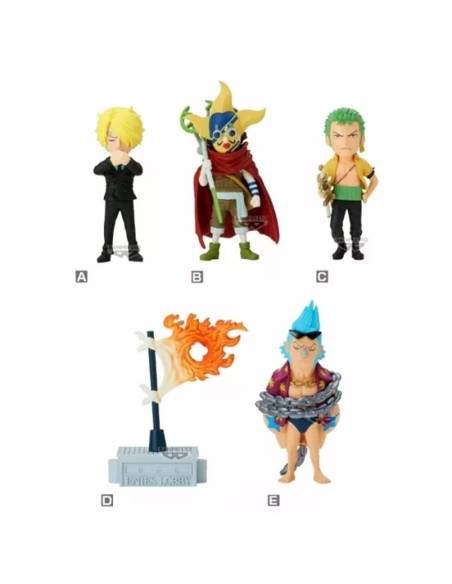 Figura banpresto one piece world collectable enies lobby 2 unidad aleatoria