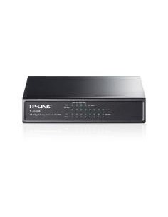 Switch 8 puertos 10  100mbps con 4 ptos poe tp  link