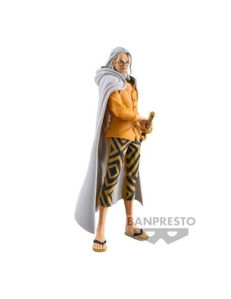 Figura banpresto one piece wanokuni dxf the grandline series silvers rayleigh 17cm