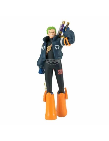 Figura banpresto one piece the shukko zoro ver egghead 17cm