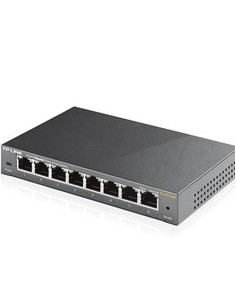 Switch 8 puertos 10  100  1000 tp  link gris