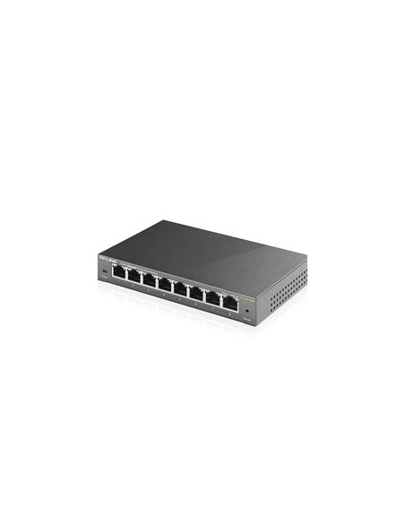 Switch 8 puertos 10  100  1000 tp  link gris