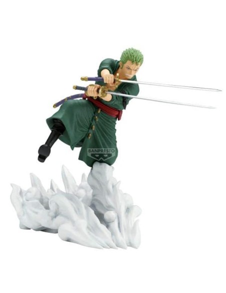 Figura banpresto one piece senkozekkei roronoa zoro egghead ver  15cm