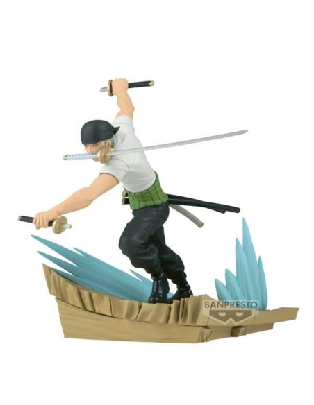 Figura banpresto one piece senkozekkei roronoa zoro 11cm