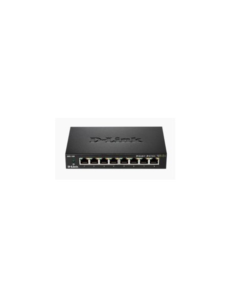 Switch 8 ptos 10  100  1000 dgs  108 d  link metal