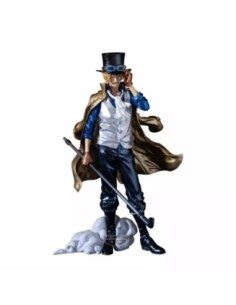 Figura banpresto one piece premium sabo the metallic 30cm