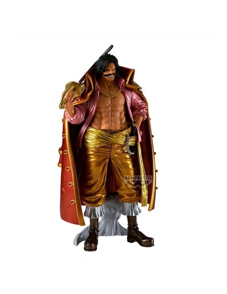 Figura banpresto one piece premium gol d roger [the metallic] 30cm