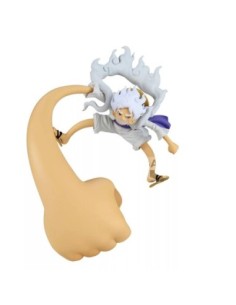 Figura banpresto one piece monkey d  luffy fl gear 5 vol 4 12cm