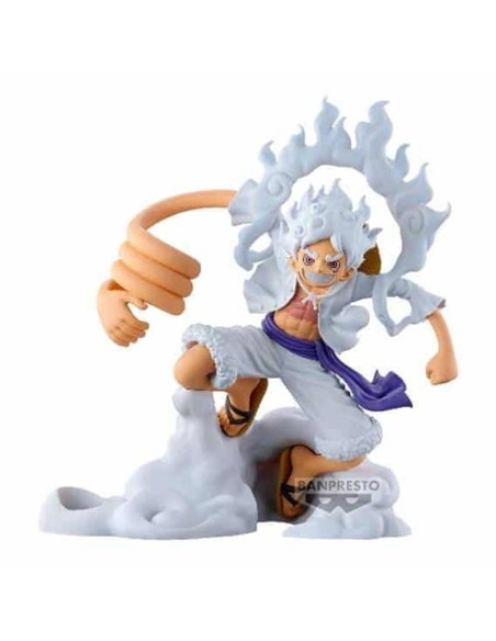 Figura banpresto one piece monkey d  luffy fl gear 5 vol 1 10cm