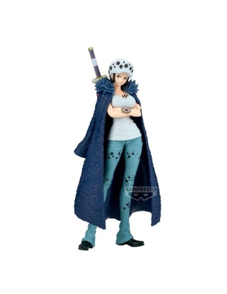 Figura banpresto one piece glitter y glamours trafalgar law change ver  23cm