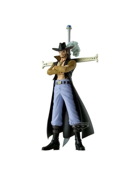 Figura banpresto one piece dxf the grandline series dracule mihawk 17cm