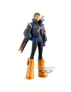 Figura banpresto one piece dxf grand line series egghead roronoa zoro