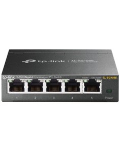 Switch 5 puertos 10  100  1000 tp  link gris