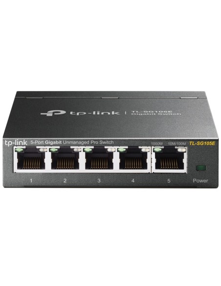 Switch 5 puertos 10  100  1000 tp  link gris