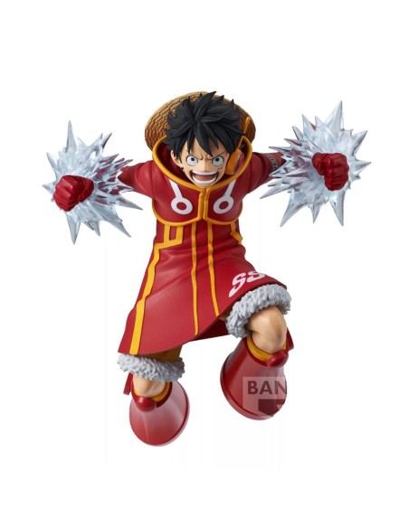 Figura banpresto one piece battle record collection monkey d luffy 14cm