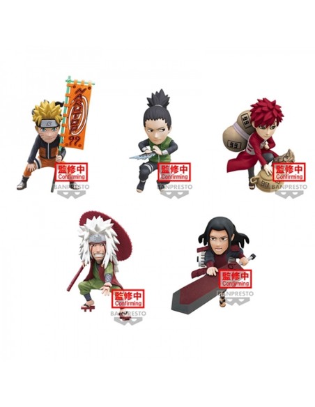 Figura banpresto naruto world collectable figure narutop99 vol 1 7cm