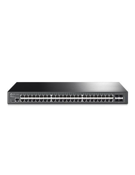 Switch 48 puertos tp  link 10  100  1000 rack 19 pulgadas 1u 4sfp gestion l2