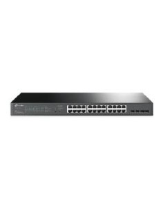 Switch 28 puertos 10  100  1000 poe 250w 4 sfp gestion l2 tp  link