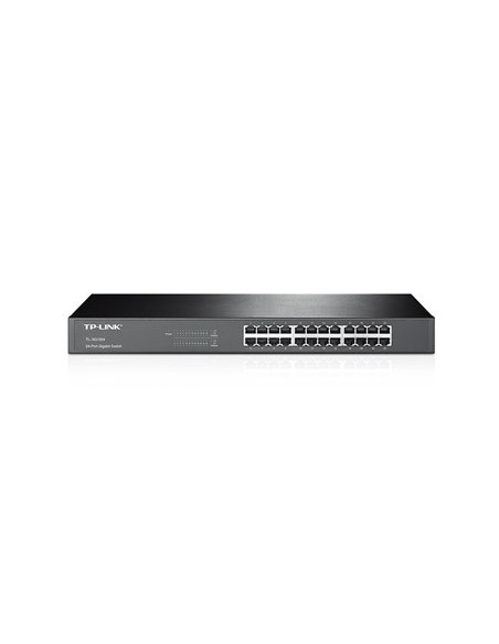 Switch 24 puertso 10  100  1000 rack 19 pulgadas 1u tp  link