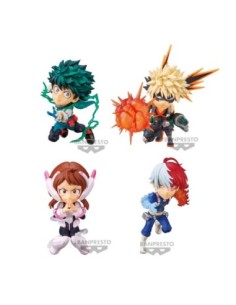 Figura banpresto my hero academia world collectable 1 unidad aleatoria