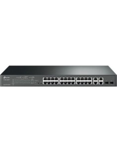 Switch 24 puertos 10  100mbps  4ptos gigabit poetp  link