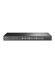 Switch 24 puertos 10  100  1000  4 sfp l2 tp  link