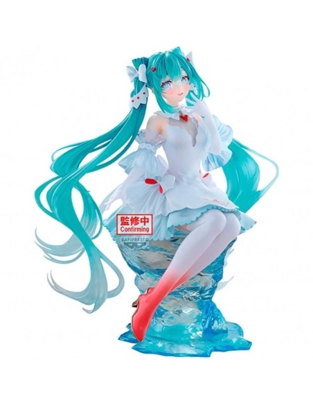 Figura banpresto hatsune miku banpresto evolve clearluxe  clione 18cm