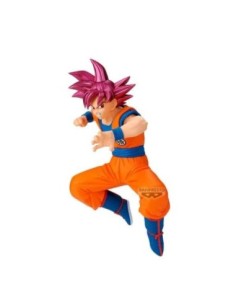Figura banpresto dragon ball super match makers super saiyan god son goku 12cm