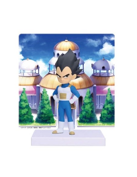Figura banpresto dragon ball daima vegeta con panel 9cm