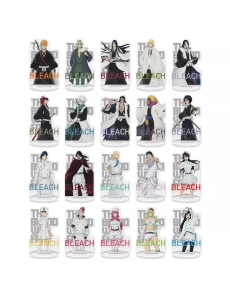 Surtido figuras acrílicas ichibansho bleach thousand year blood war 21 unidades