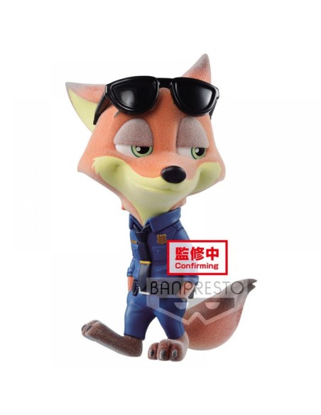Figura banpresto disney fluffy puffy nick y judy police custome nick