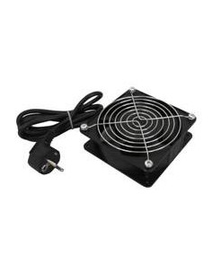 Ventilador caja para rack wp 220v  120x120x38mm enchufe schuko 2m