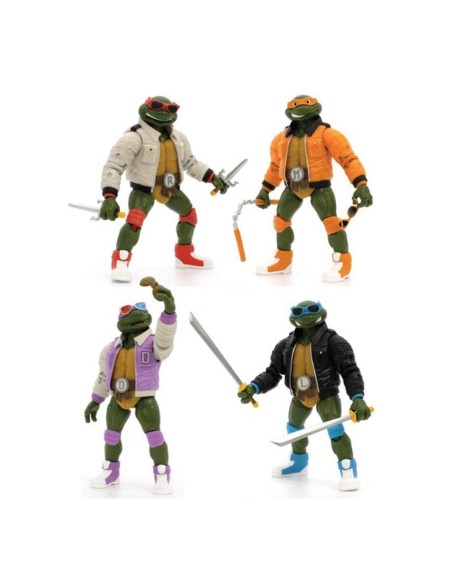 Surtido figuras 4 the loyal subjects tortugas ninja street gang 13 cm exclusive N4