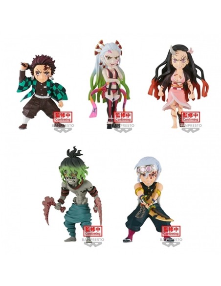 Figura banpresto demon slayer kimetsu no yaiba world collectable figure vol 10 unidad aleatoria