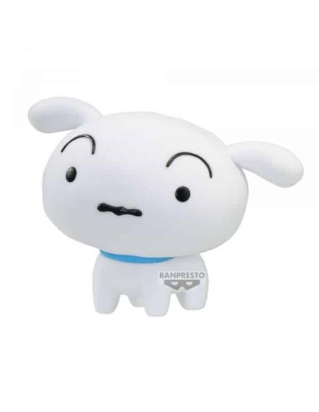 Figura banpresto crayon shinchan fluffy puffy shiro nevado ver a 8cm