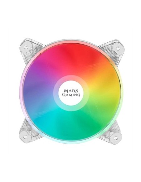 Ventilador caja mars gaming mfg chroma ultra silent 120mm rgb