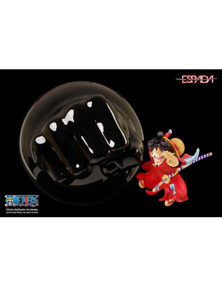 Fifura one piece monkey d  luffy estatua pvc 1  8 28 cm