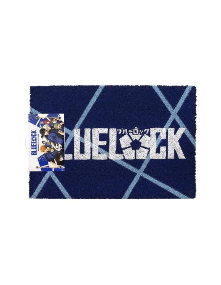 Felpudo 60x40 cm logo blue lock