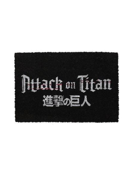 Felpudo 60x40 cm logo attack on titan