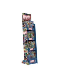 Expositor hasbro marvel retro 48 unidades 5 modelos