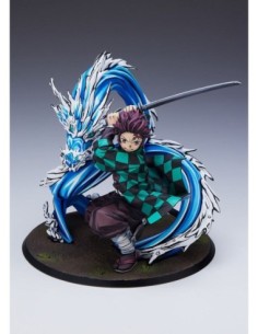 Estatua aniplex demon slayer kimetsu no yaiba tanjiro kamado 1  8 ver 19 cm