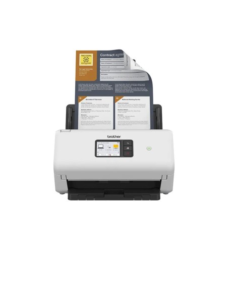 Escaner sobremesa brother ads  4500w  70ppm  duplex automatico  usb 3 0  usb 2 0  red  wifi