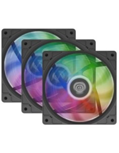 Ventilador caja gaming genesis oxal 120 argb negro 3 x 120mm