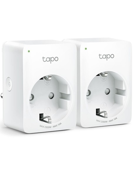 Enchufe inteligente wifi tapo p100 2 4ghz pack 2 unidades tp  link