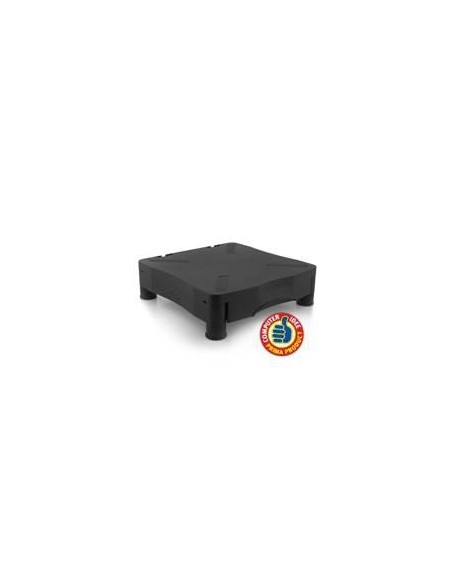 Elevador soporte monitor ewent ew1280 con cajon negro regulable en altura