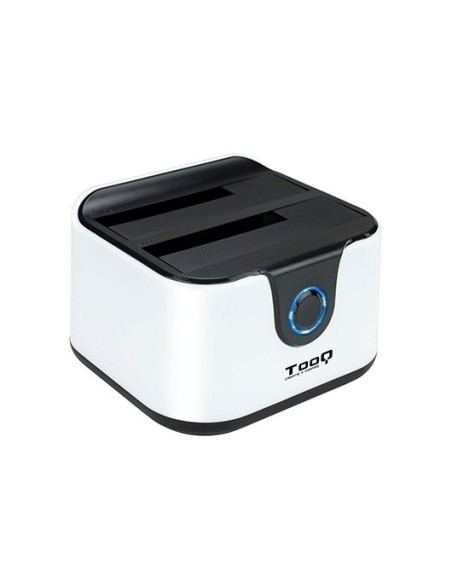 Docking station tooq hd 2 5  3 5 pulgadas sata a usb 3 0 doble bahia  usb 2 0 host  4200rpm  720